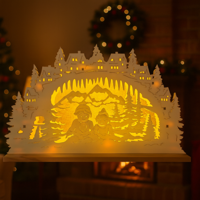 Vánoční svítící oblouk