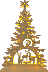 Vánoční svítící stromek velký