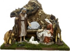 Bethlehem mit JOSEF UND MARIA