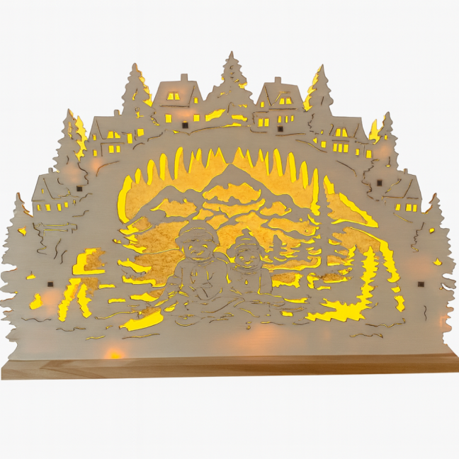 Vánoční svítící oblouk